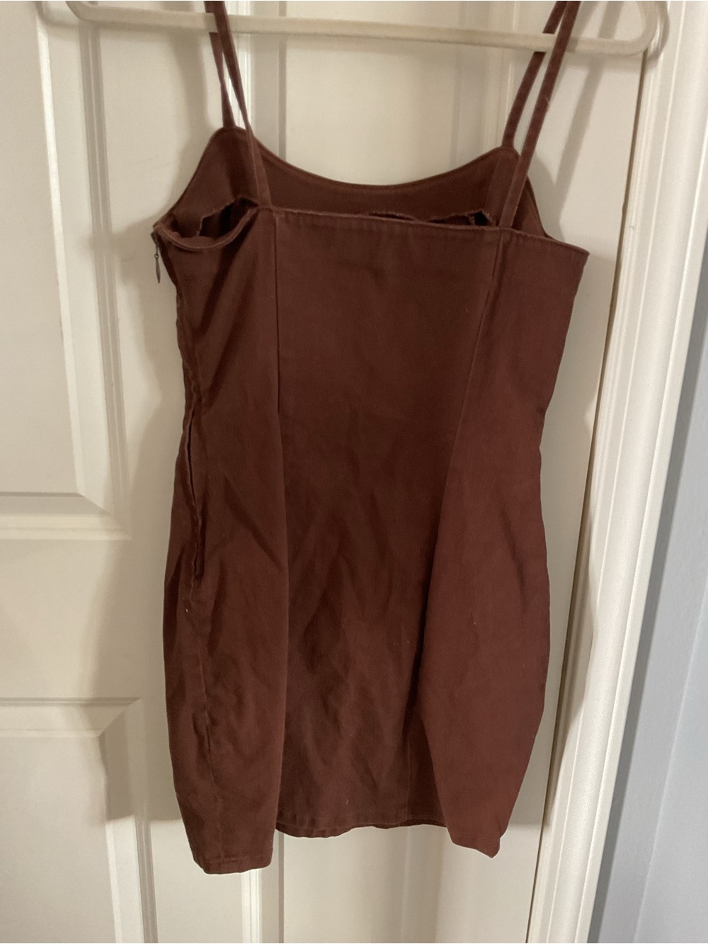 H & M Divided Chocolate Body-con Denim Dress - Picture 4 of 5